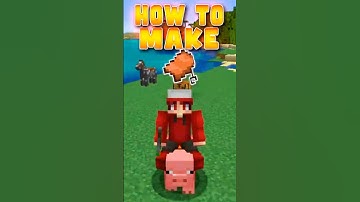How to MAKE a SADDLE in Minecraft [April Fools Edition]