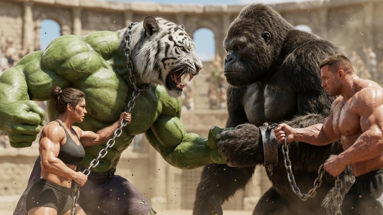 King Kong Gorilla vs Savage HULK Tiger 🦍🐯 | Most Brutal Beast Battle Ever