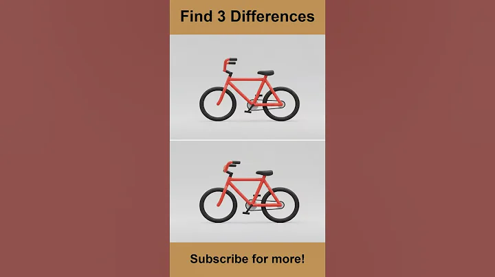 Only 1% Can Spot ALL 3 Differences! Bicycle 👀 #shorts #games #difference #trending