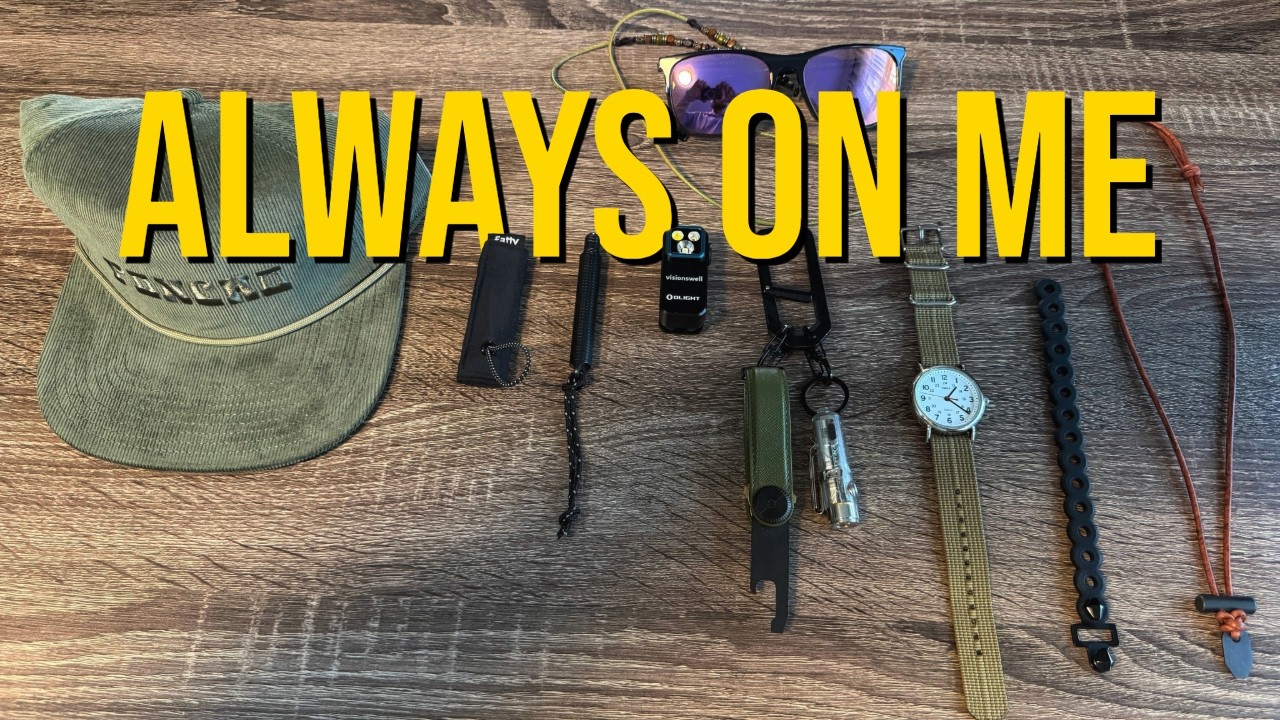 Носимая EDC-сумка, которую я никогда не покину! (Минималистичная повседневная одежда 2025)