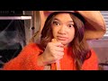 Watch me struggle to carve a pumpkin. + Spooky Singing | Angelica Hale