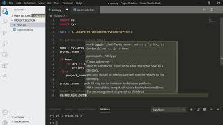 Visual Studio Project Creation Python Automation!!!!