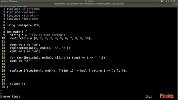 C++ Standard Template Library in Practice : Replacing and Transforming – std::replace | packtpub.com