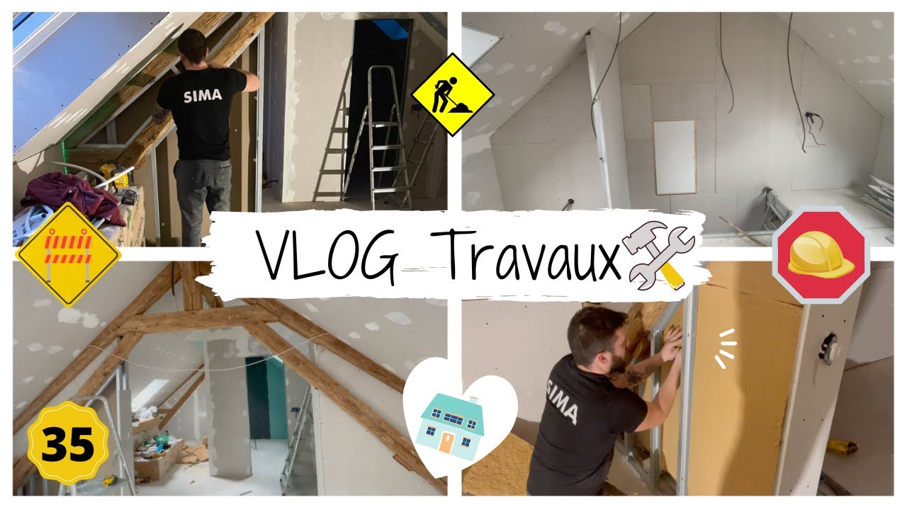 [VLOG Travaux #35] - Update suite parentale et annonce officielle 👶