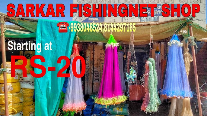 Fishing Net Wholesale & Retail Market Mumbai, Cast Net Market, Fish Nets  Market Mumbai
