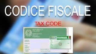 Codice Fiscale vərəqini doldurmaq | How to fill the blank of Codice Fiscale | ITALY