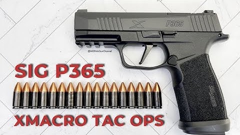 Cover Image for Sig P365 X Macro Tac Ops