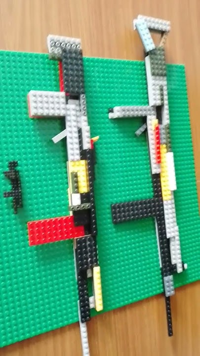 мои автоматы Калашникова из Лего #lego наберём 20 лайков соберу свд из ...