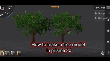how to make a tree model in prisma 3d.