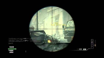 MSR Sniper Fun on MW3 Bakaara - XboX