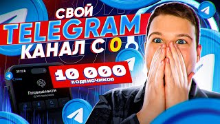 TELEGRAM С НУЛЯ в 2024: Как Создать УСПЕШНЫЙ Телеграм КАНАЛ или БЛОГ и Начать ЗАРАБАТЫВАТЬ 🔥