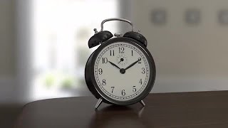 Ticking Table Clock Stock Motion Graphics