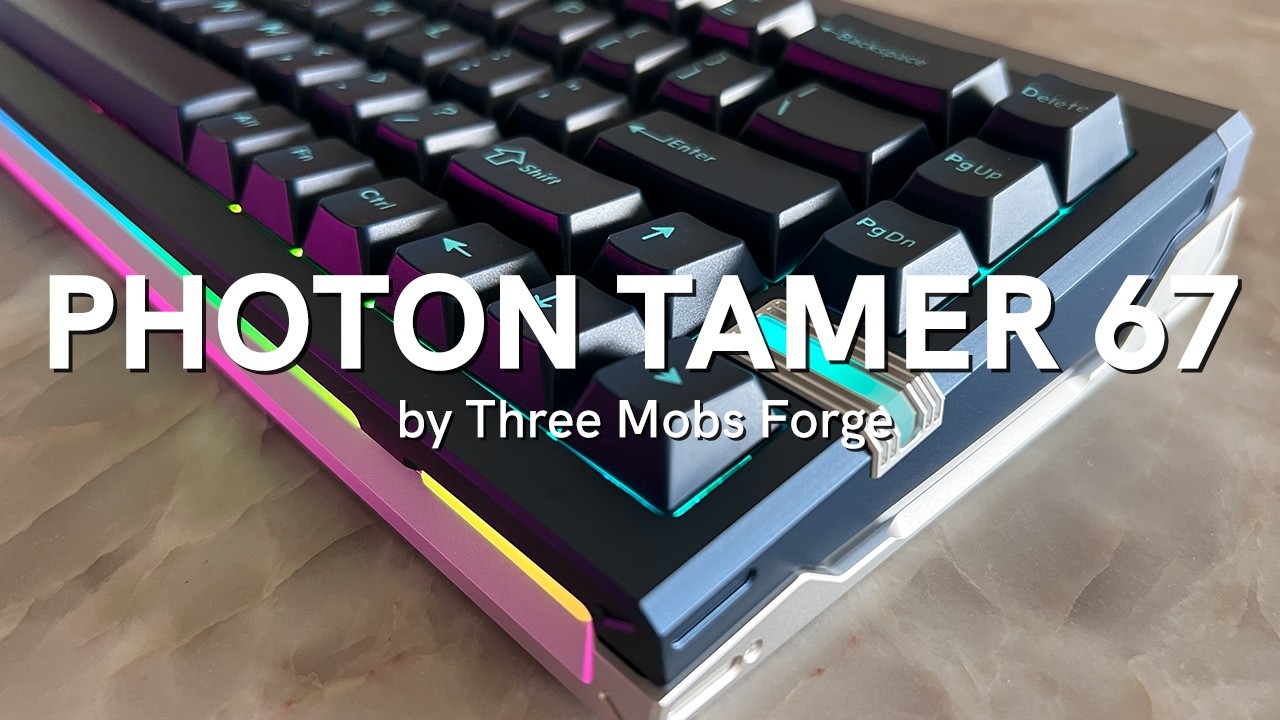 Photon Tamer 67 Keyboard - A little disappointing - YouTube
