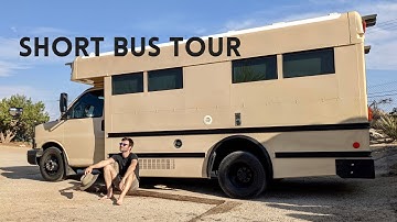 Short Skoolie Tour | 5-Window Stunning Conversion
