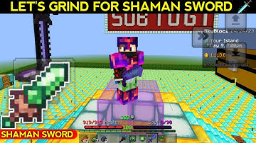 ep93 craftersmc skyblock | grind for shaman sword in craftersmc | make money in craftersmc