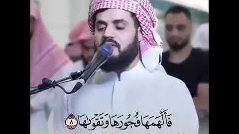 القارئ الشيخ رعد محمد الكردي حفظه الله سورة الشمس 💚💚🌹🌹