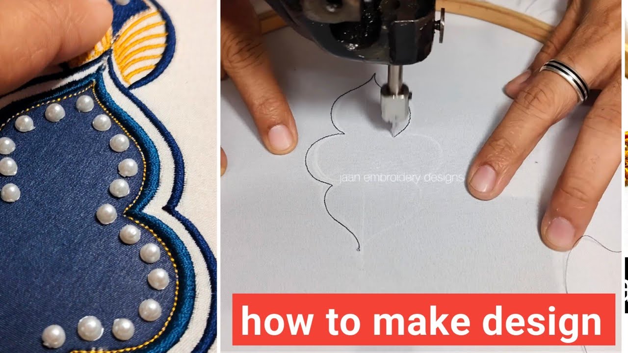 How to Learn Beautiful Embroidery Design Step by Step for Any Dress