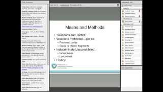 OLS-HLP 3: The Fundamental Principles of IHL Regulating Hostilities