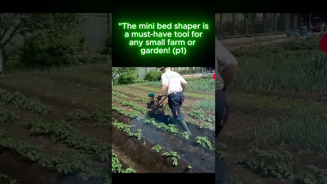 "The mini bed shaper is a must-have tool for any small farm or garden!