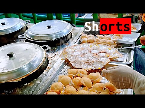 Amazing Sweet Coconut Crispy Pancake | Kanom Krok  | Thailand street Food | Tasty All Around