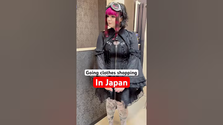 Clothes shopping in Japan