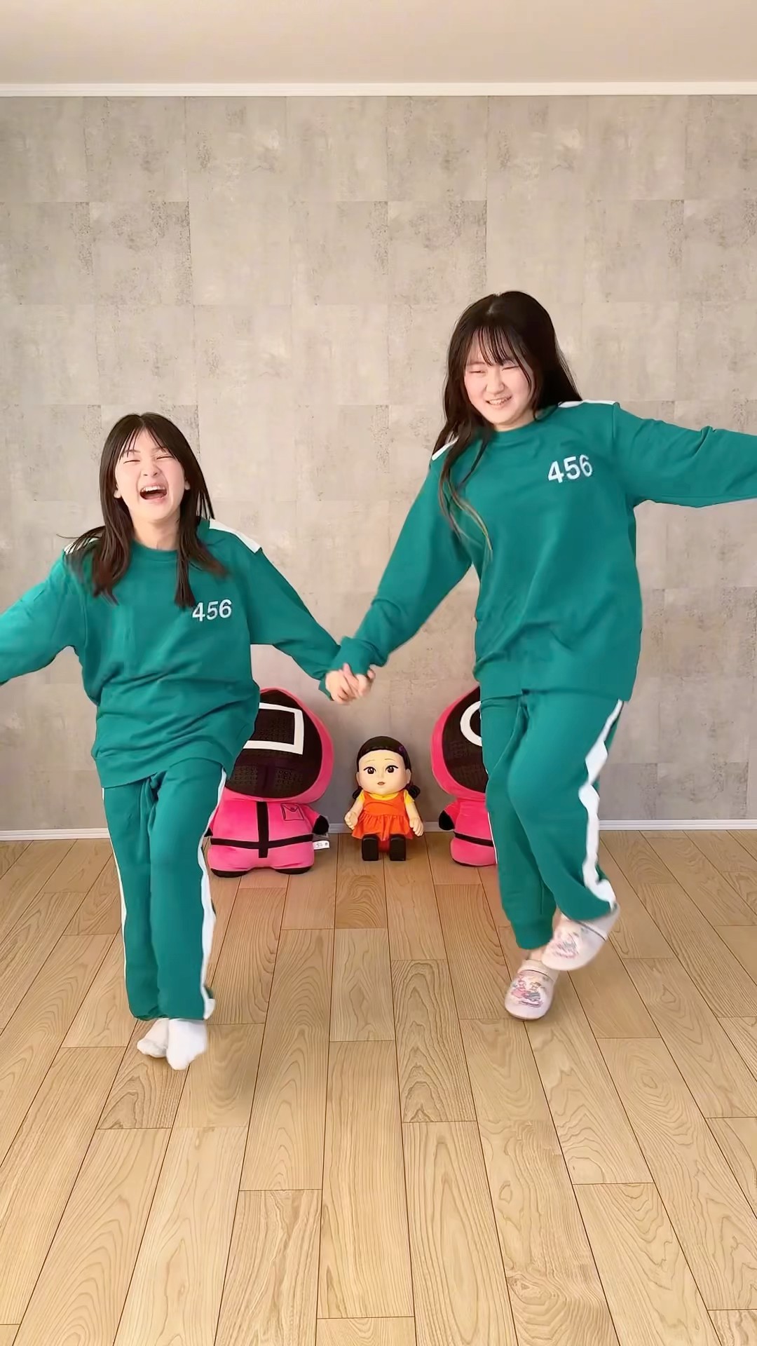 【GUイカゲームコラボ】 イカゲーム　パジャマ（グリーン） SQUID GAME イカゲーム GU ルームウェアセット パジャマ Lサイズ