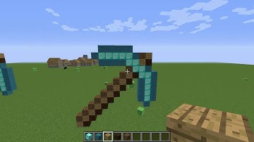 Minecraft: How to make Pickaxe Pixel Art