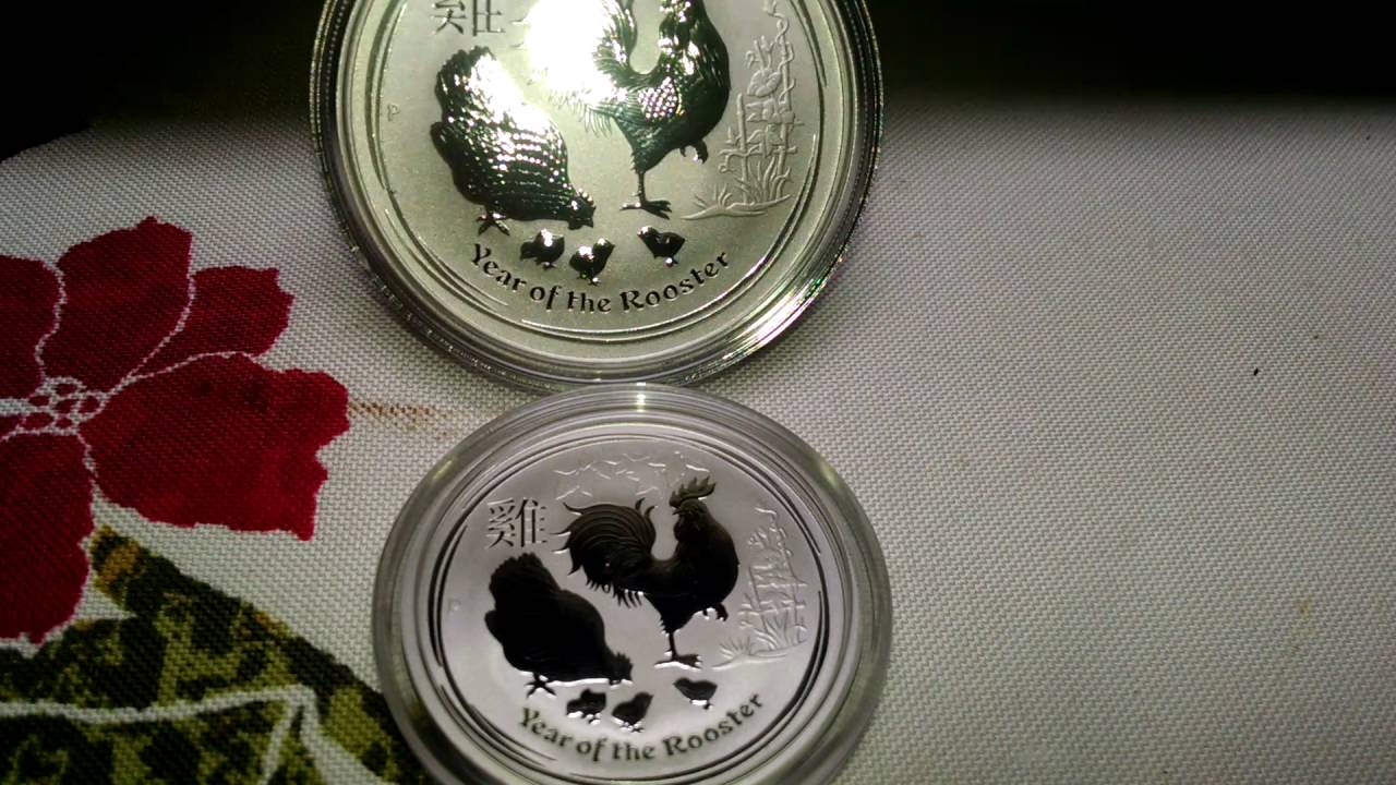 2017Year of the rooster coin's - YouTube