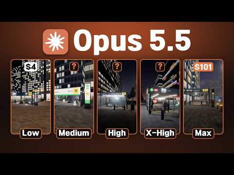 Claude Opus 5.5 effort 레벨 비교: low부터 max까지 같은 과제로 본 비용과 품질 영상 썸네일