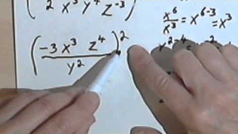 Simplifying Expressions Involving Exponents 3-6a