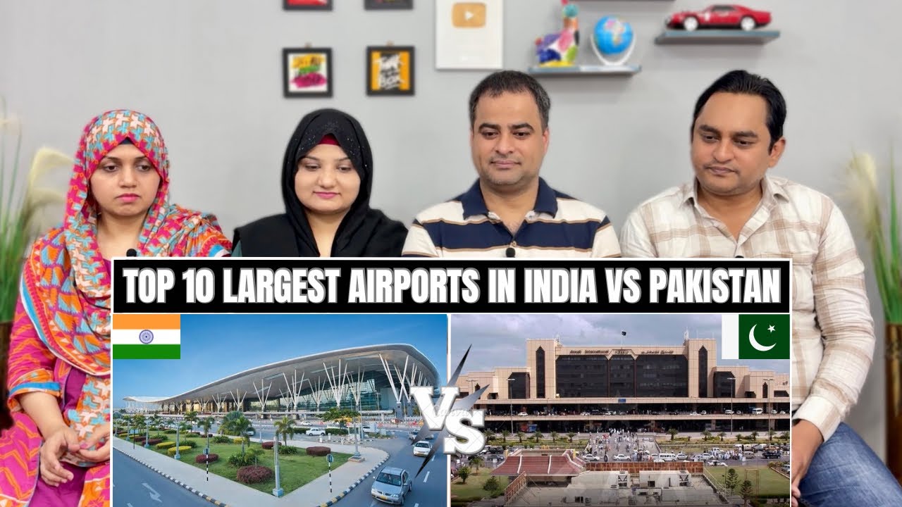 Top 10 Biggest Airports In India Vs Top 10 Biggest Airports In Pakistan | India Vs Pakistan Airports