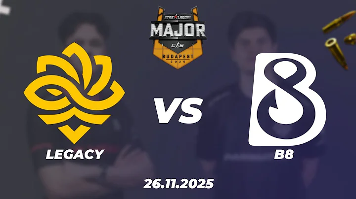 [2:0] B8 vs Legacy - StarLadder Budapest Major 2025 - STAGE 1 | CS2 (no commentary)