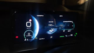 Haval H6 Hev Cluster widgets settings Demonstration