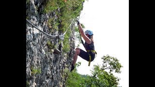 Csesznek via ferrata gyerek szemmel