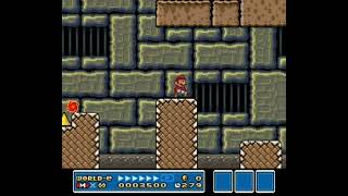 SMB3 for Super Mario All-Stars Custom Level #594 - SMW Chocolate Fortress