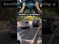 Excellent 👌 car driving as a fresher car driver / कार चलना  सीखे कुछ दिनों में #cardriving #reel