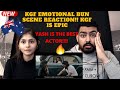 KGF BUN SCENE REACTION By an AUSTRALIAN Couple | Super EMOTIONAL Scene | KGF is out of this WORLD! |