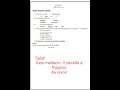 حل تقييم الأسبوع السابع للصف الثاني الثانوي لغة فرنسية