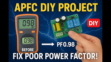 "DIY Automatic Power Factor Controller using Arduino | Boost PF & Save Energy!"