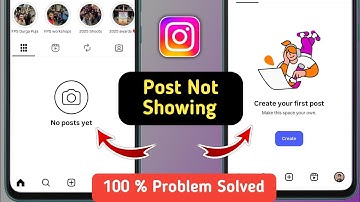 Fix Post Not Showing on Instagram Profile | Instagram No Post Yet Problem | Create Your First Post