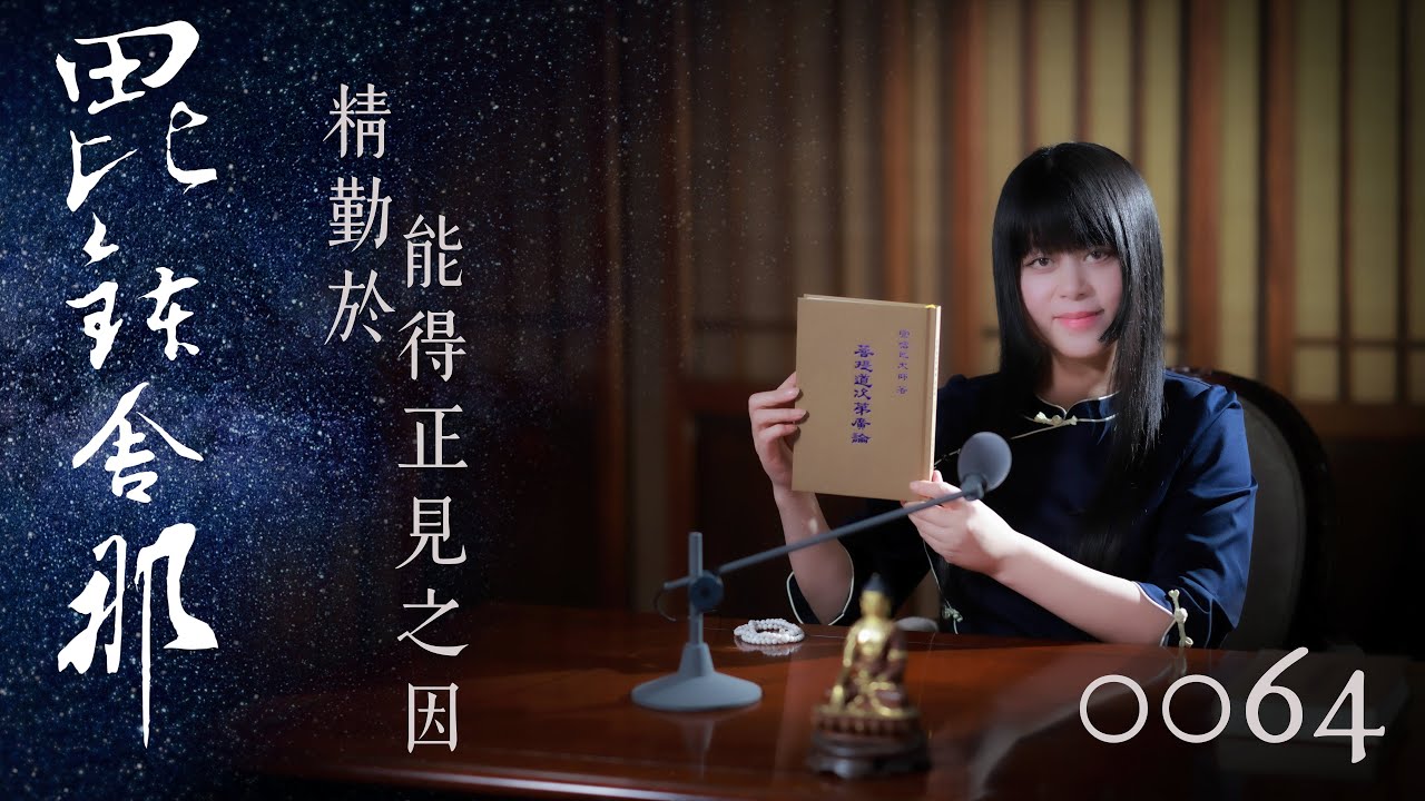 真如老師開示：廣論止觀初探・毗缽舍那0064_精勤於能得正見之因