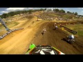 GoPro HD: Ryan Villopoto Lap 1 Moto 2 - Muddy Creek MX Lucas Oil Pro Motocross Championship 2013