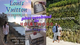 Louis Vuitton Private VIP event | Come Shopping with me | Weekend in Hollywood, Los Angeles