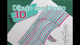 Dibujo con líneas para crear un EFECTO 3D /  How to Draw 3D