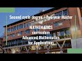Advanced Mathematics for Applications – Master’s Program at University of Bologna 📚