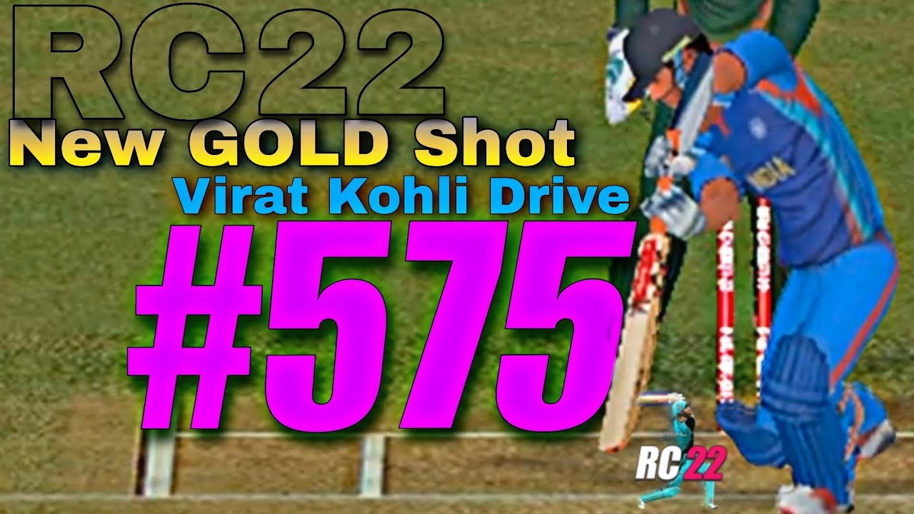 Virat Kohli Cover Drive in Real Cricket™ 22 New Gold Shot #575 new ...