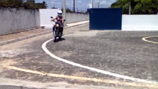 Prova de moto no Detran Pb 1