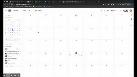 Adding a Video Call to Calendar Events