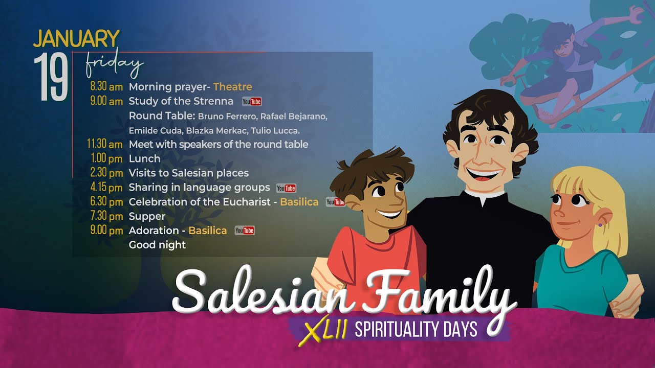 19 JANUARY 2024 MORNING SPIRITUALITY DAYS OF THE SALESIAN FAMILY