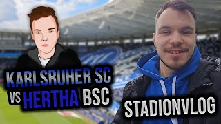 KARLSRUHER SC vs HERTHA BSC │ STADIONVLOG │ EsIstMarvin